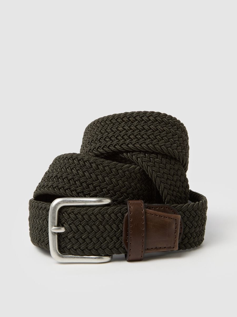 Elasticated Multicolour Genuine Leather Belt_2