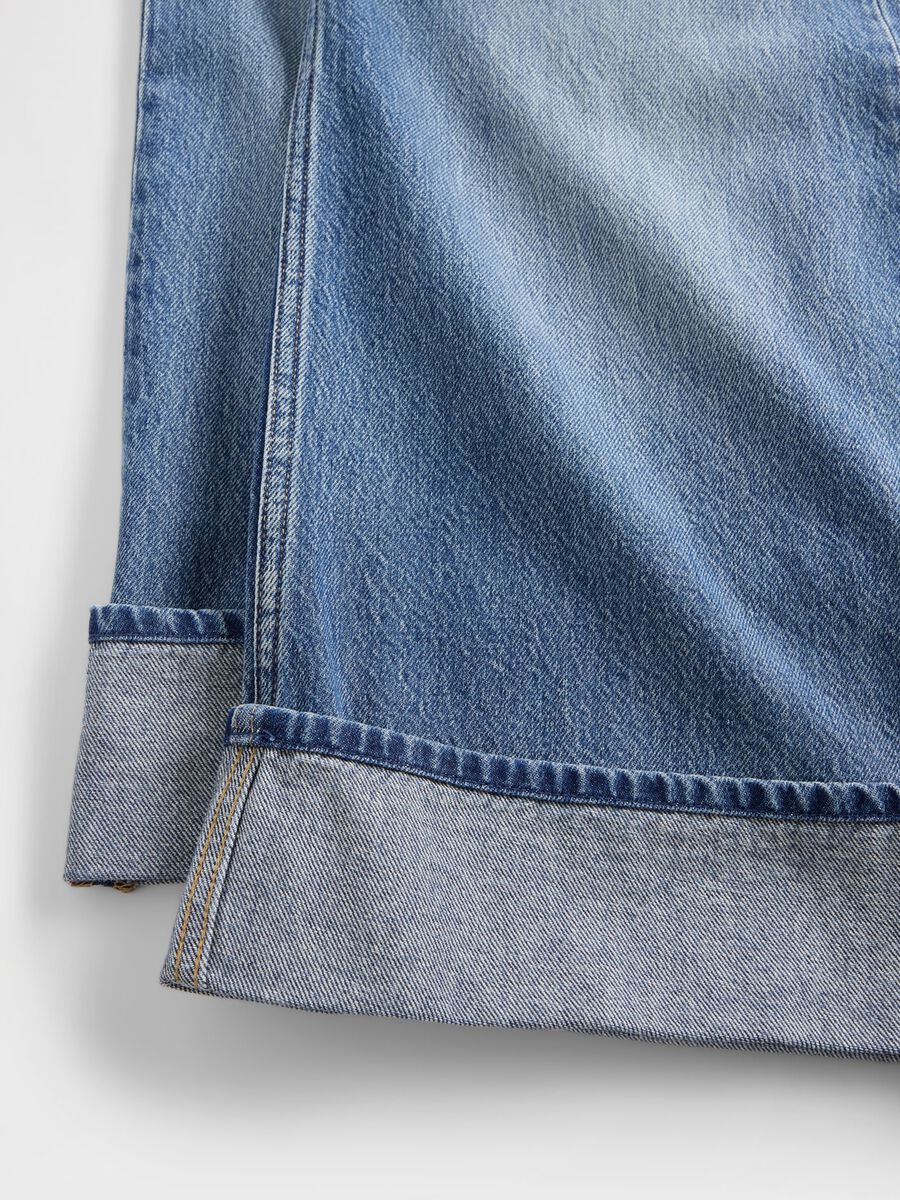 Wide Denim Jeans for Girls_5