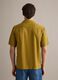 Yellow pure lyocell regular-fit shirt with bowling collar_3