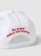 White pure cotton baseball cap with Spritz embroidery_2