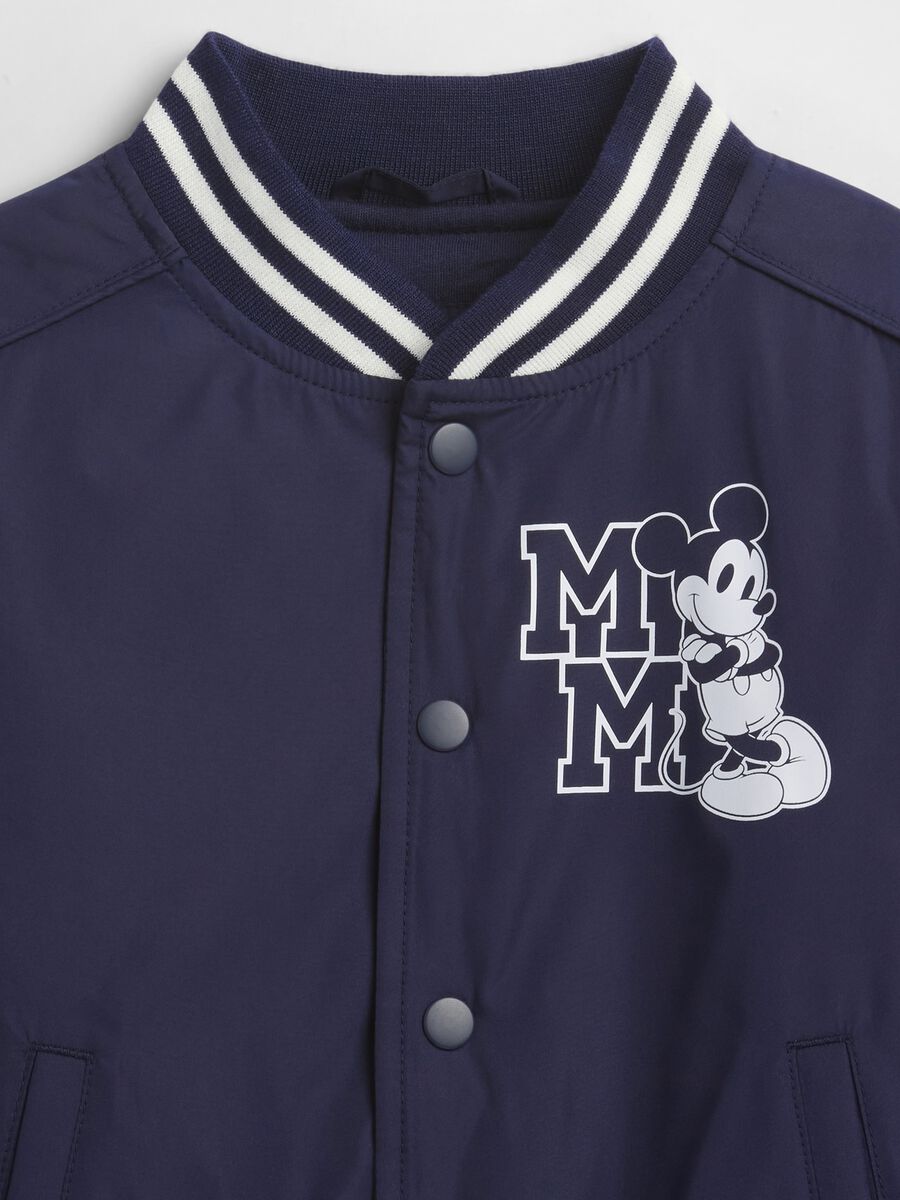 Children's blue bomber jacket with Disney-themed details_2