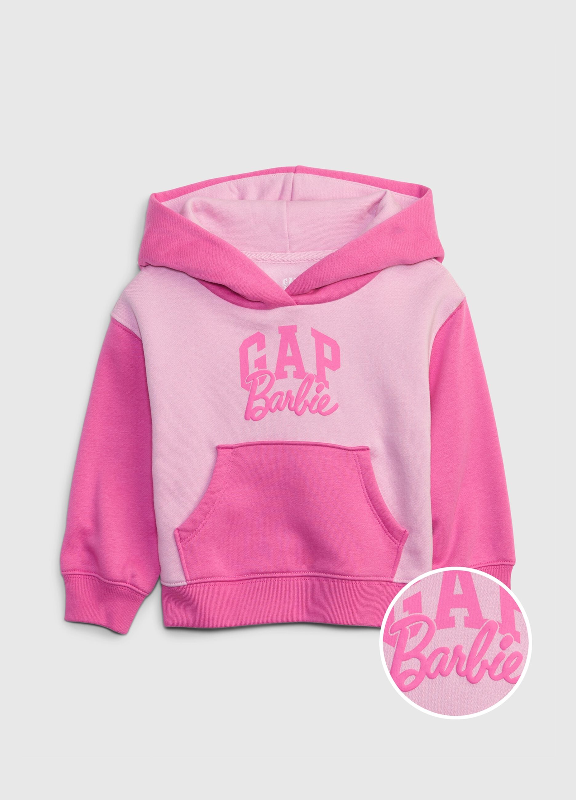 Felpa con cappuccio stampa Barbie™ Rosa GAP KIDS da Bimba