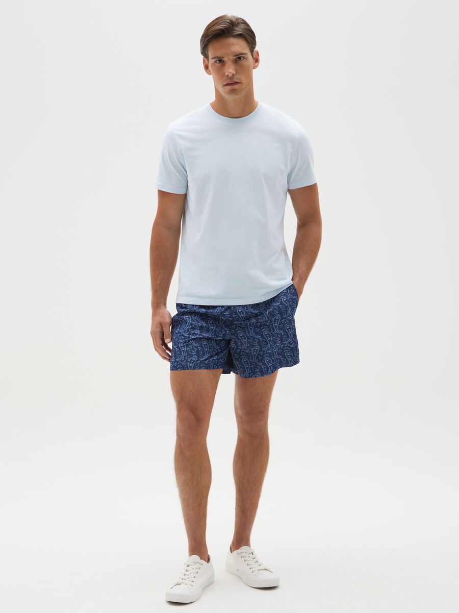 Costume da bagno da uomo in tessuto multicolor regular fit_0