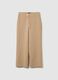 Beige Blend Regular Fit Trousers_4