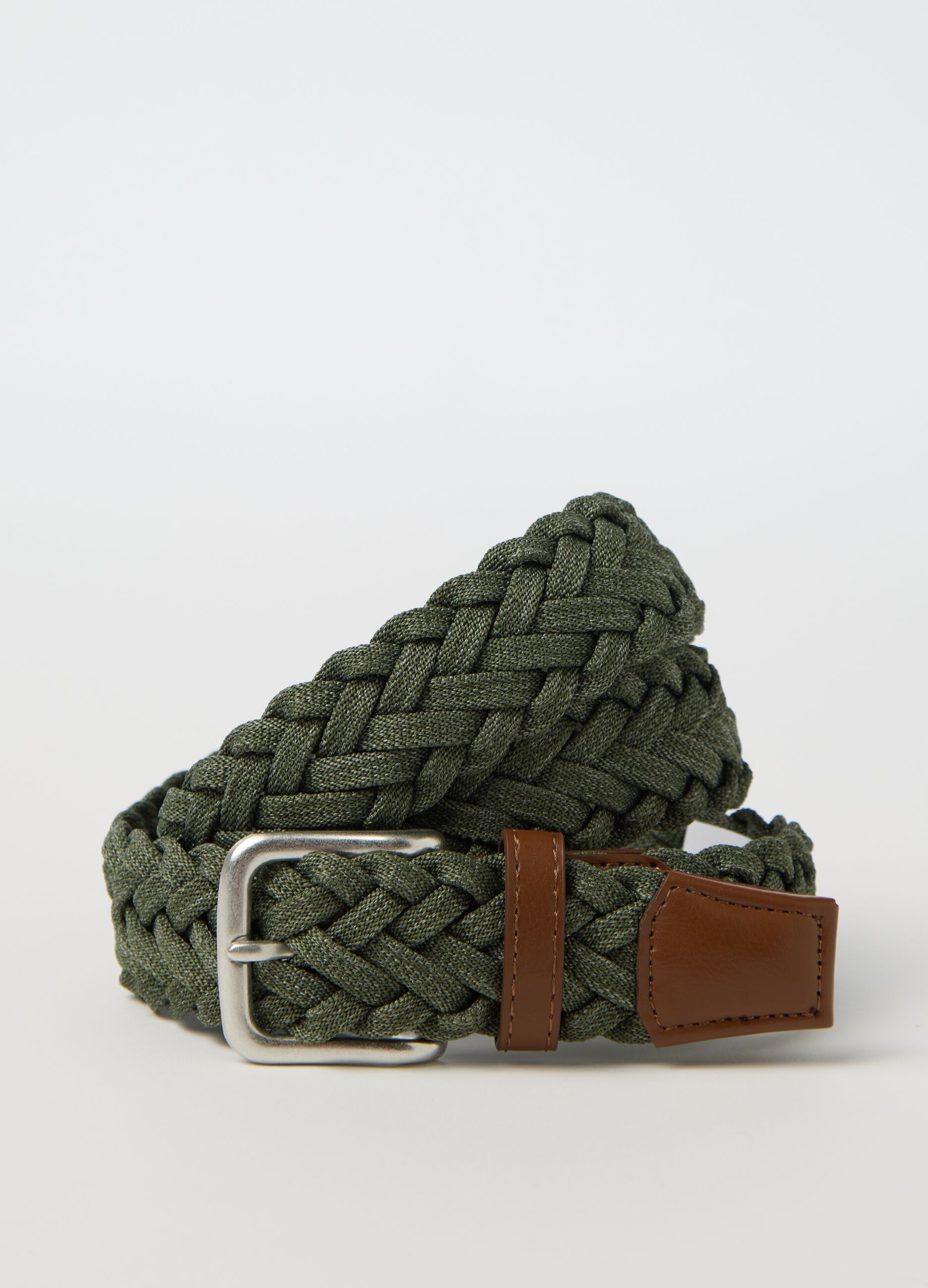 Cintura intrecciata verde