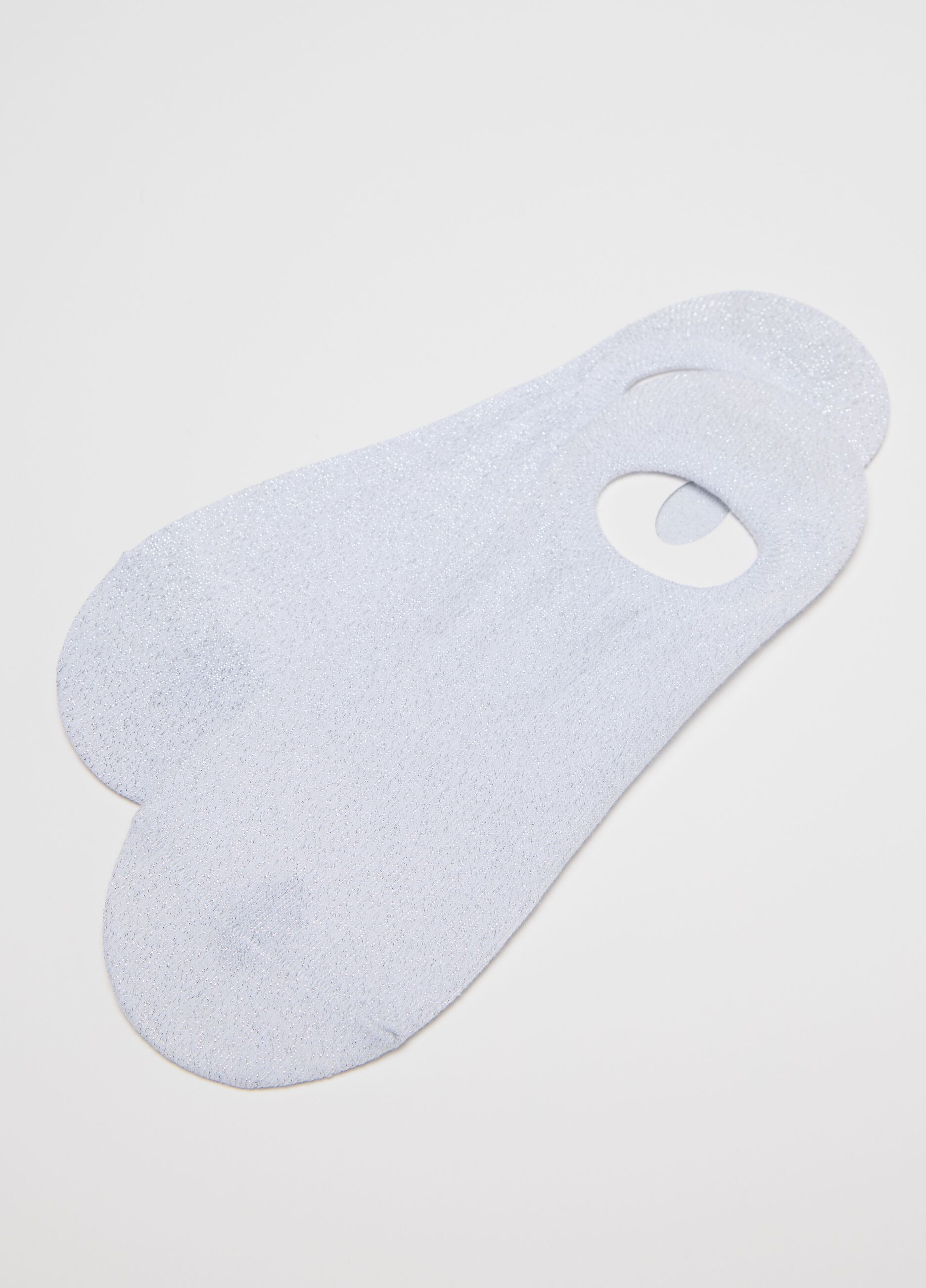 White and Black Invisible Socks by Ovs