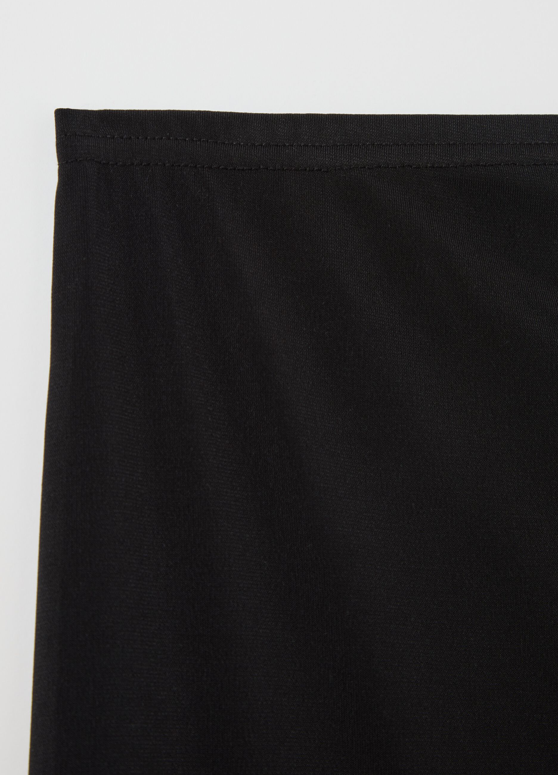 Solid colour maternity trousers