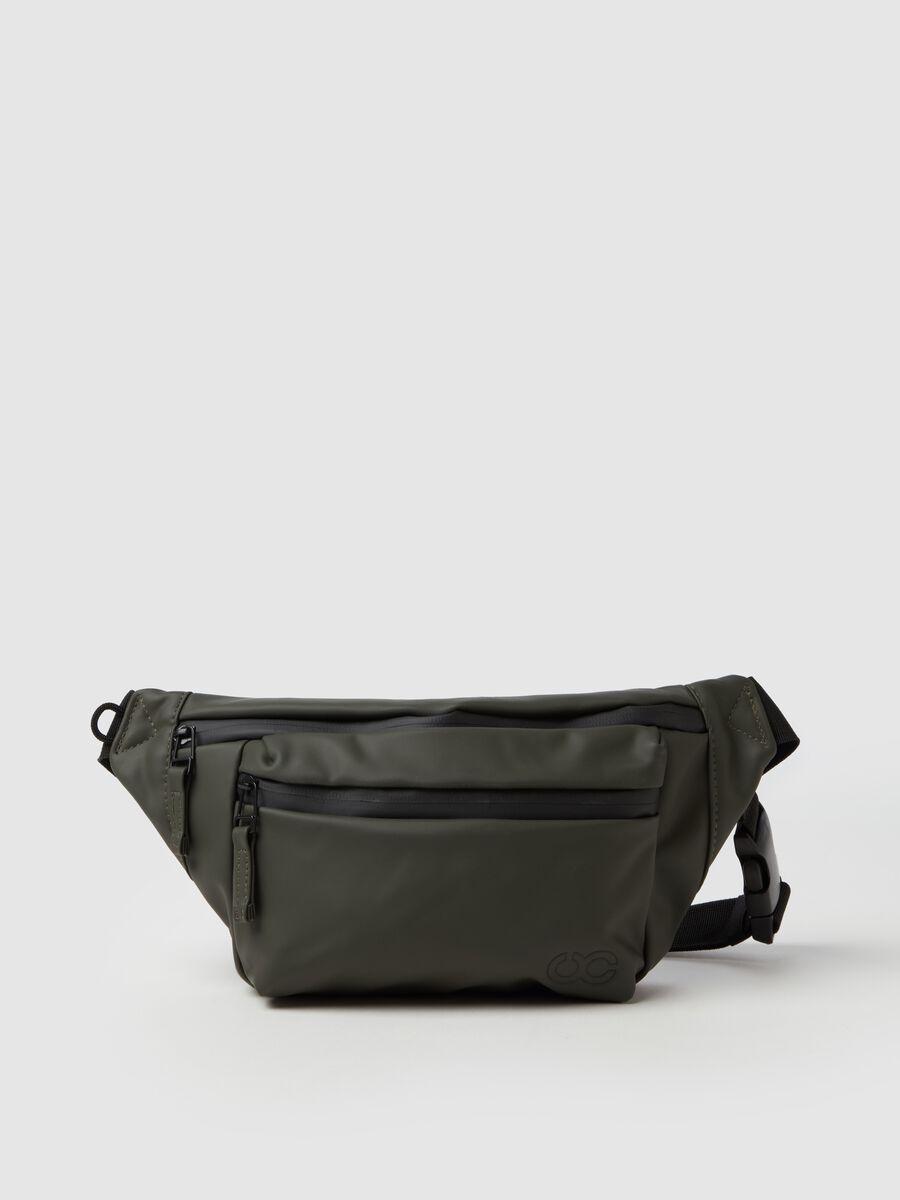 Waterproof bum bag with outer pocket_0