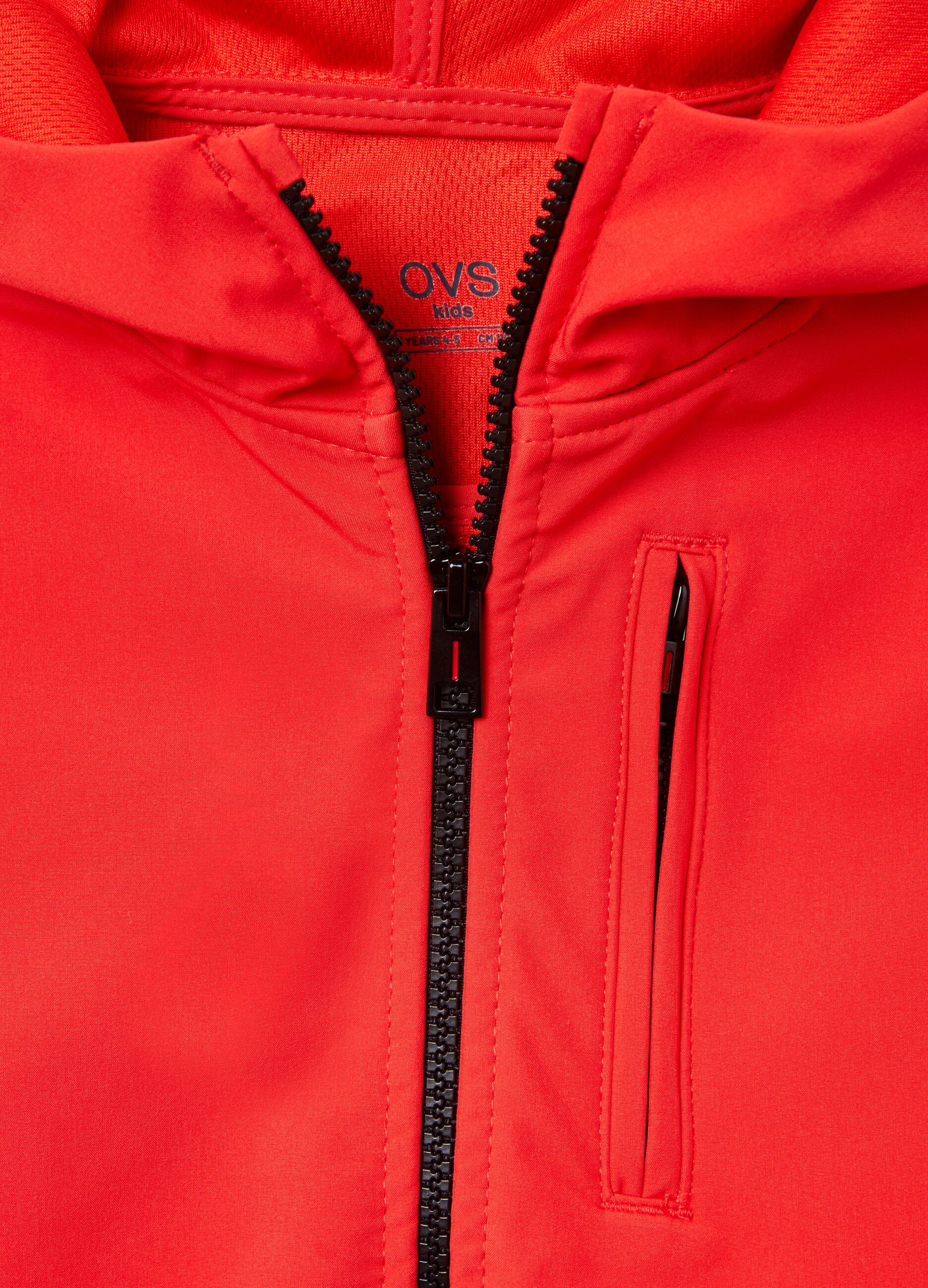 Giacca softshell con cappuccio _1