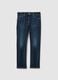 Boys' Blue Stretch Denim Regular Fit Jeans_3
