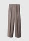 Wide leg trousers with darts_5