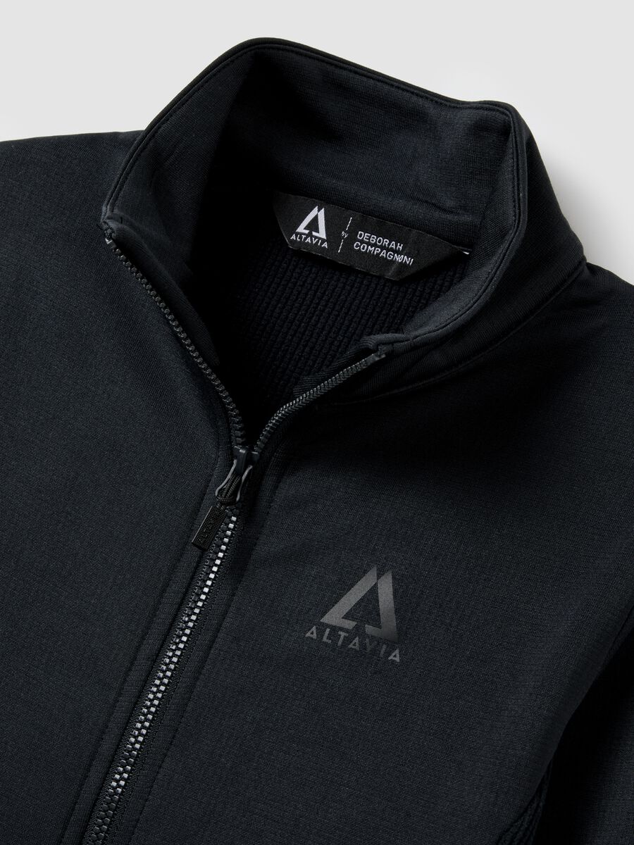 ALTAVIA FULL ZIP WAFFLE FLEECE WITH DEBORAH COMPAGNONI_6