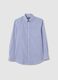 Multicolour cotton blend regular fit shirt_4