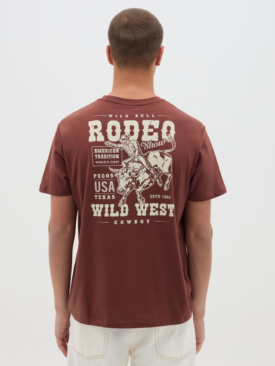 Brown Ovs Cotton Short Sleeve T-shirt_3