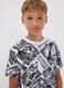 Multicolour pure cotton kids' regular fit T-shirt with prints_0