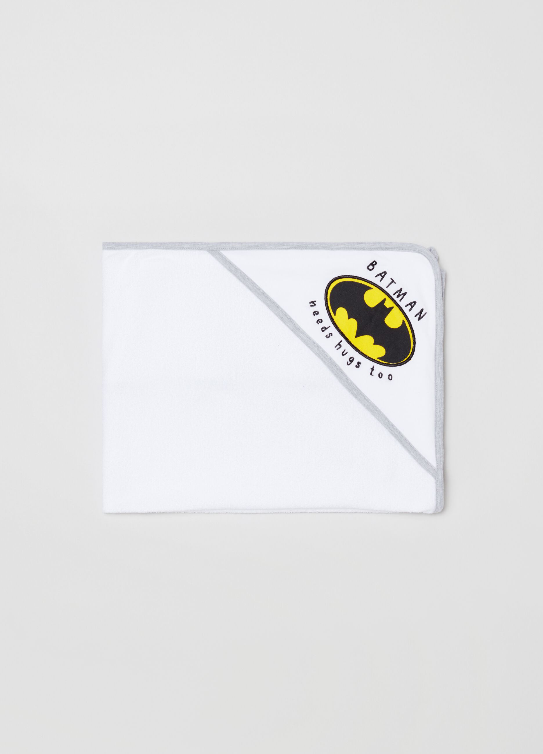 Accappatoio con stampa Batman