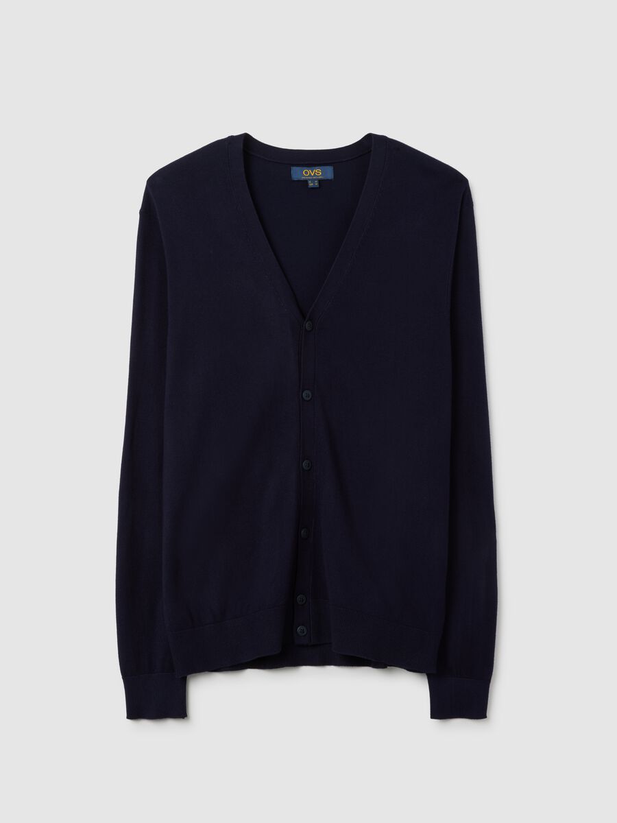 Light Cotton Blue Cardigan_4