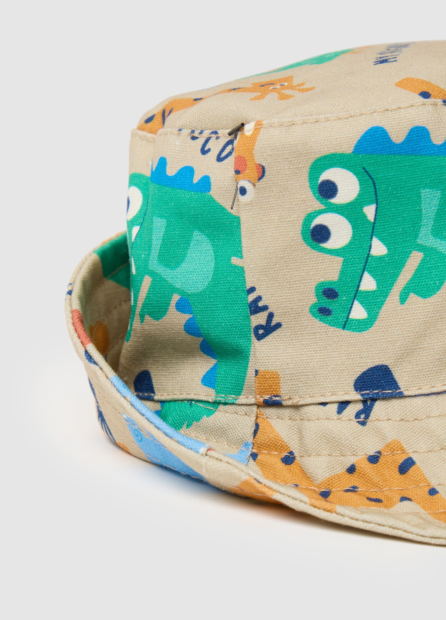 Child's hat in multicoloured pure cotton
