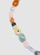 Adjustable Necklace with Multicolour Glass Stones_1