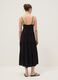 Long black dress in pure viscose_3