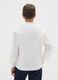 Boys' white long sleeve shirt in pure cotton regular fit_1