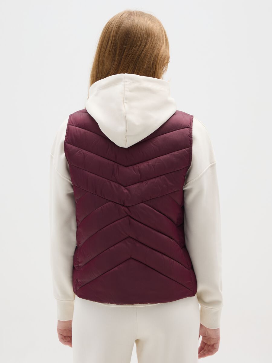 Gilet rosso regular fit_2