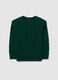 Children's green pure cotton sweater regular fit_3