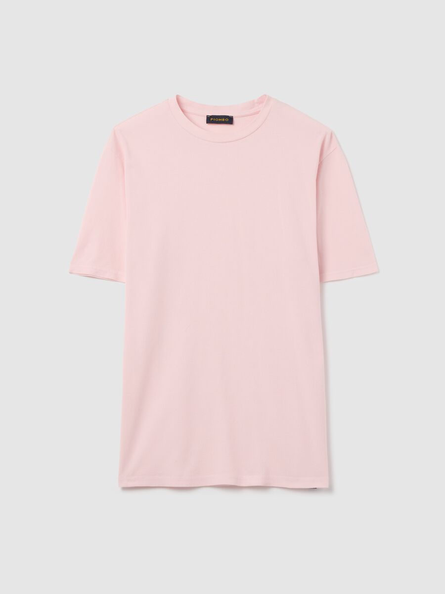 Solid colour cotton T-shirt_4