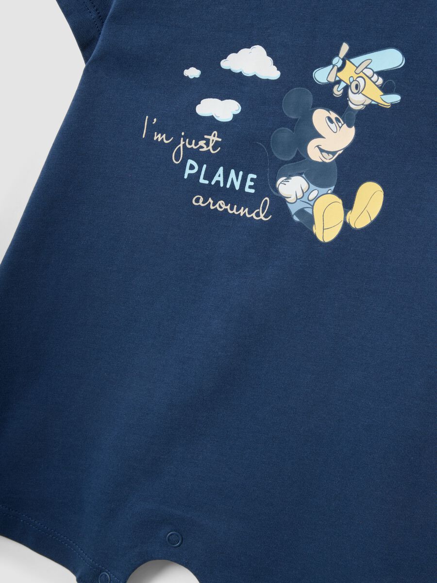 2-pack multicolour pure cotton baby rompers with Mickey Mouse_3