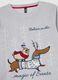 Grey and red Christmas fleece pyjamas regular fit with print_5