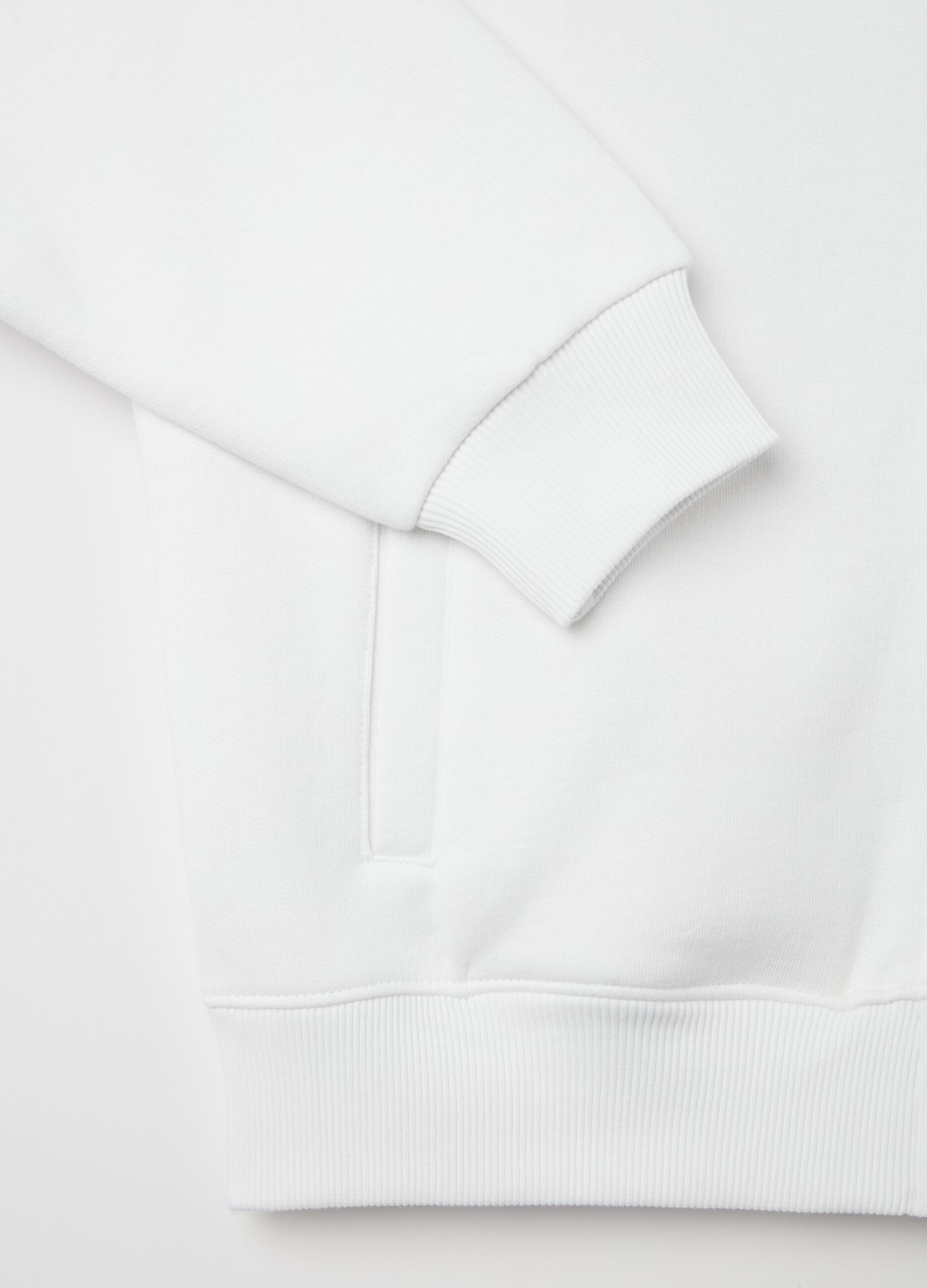 Zip Hoodie White