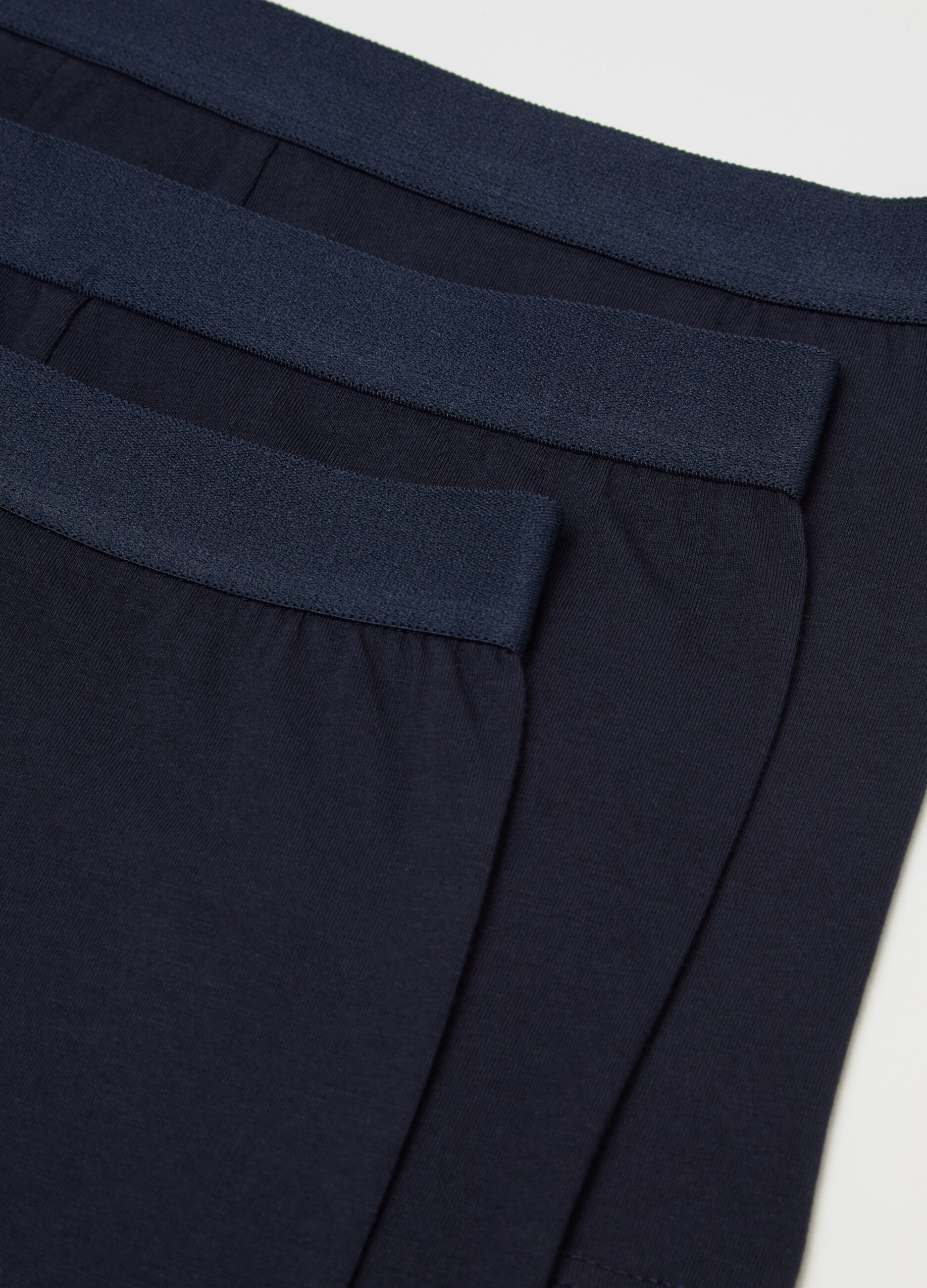 Tripack boxer in cotone bio stretch 