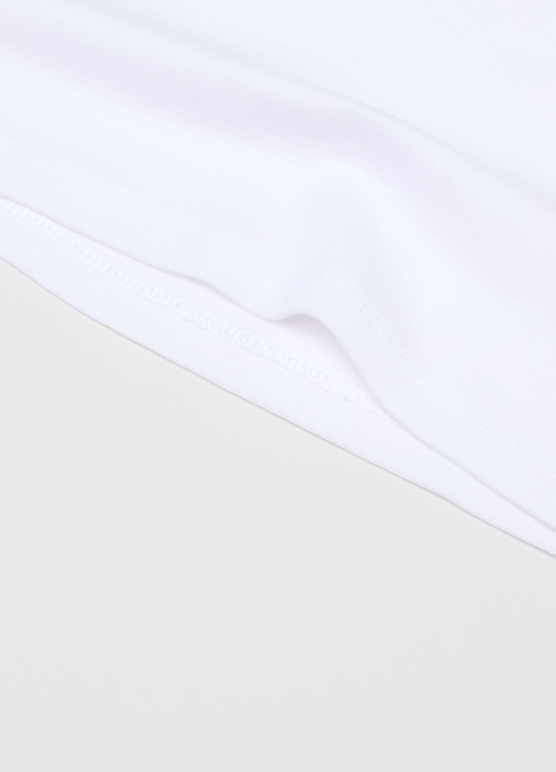 Bipack t-shirt bianche smanicate da bambino in puro cotone regular fit