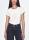 White fitted stretch-cotton T-shirt with rhinestone embellishment_3