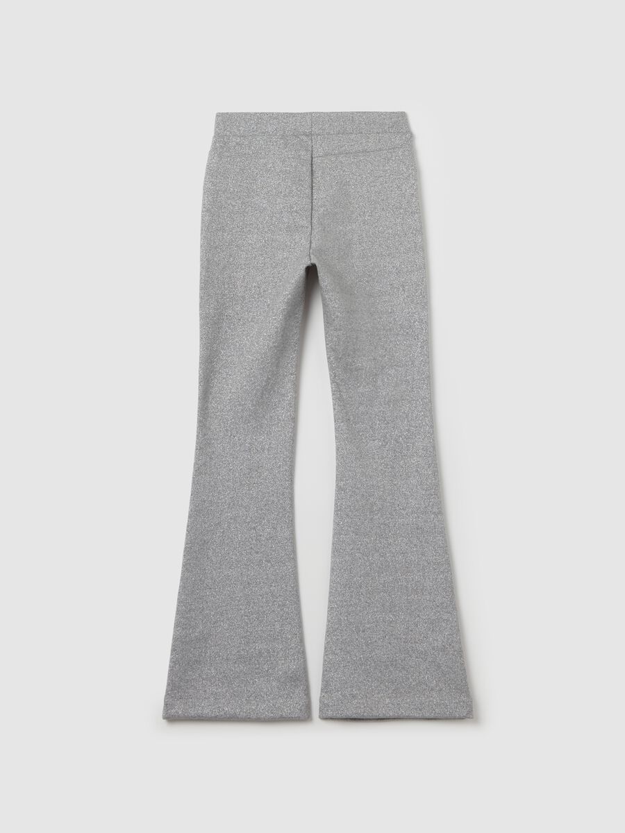 Flare-fit treggings with lurex_4