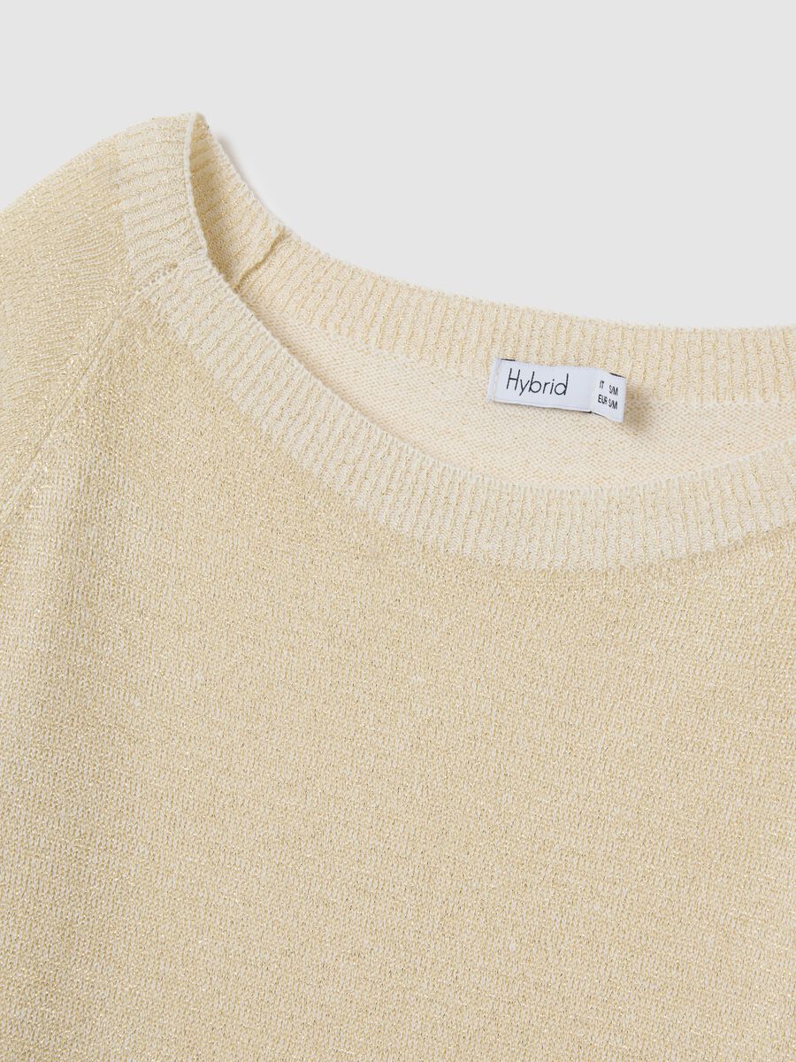 Women's multicolour regular fit top with boat neckline_5