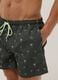 Costume boxer verde con stampa palme_3