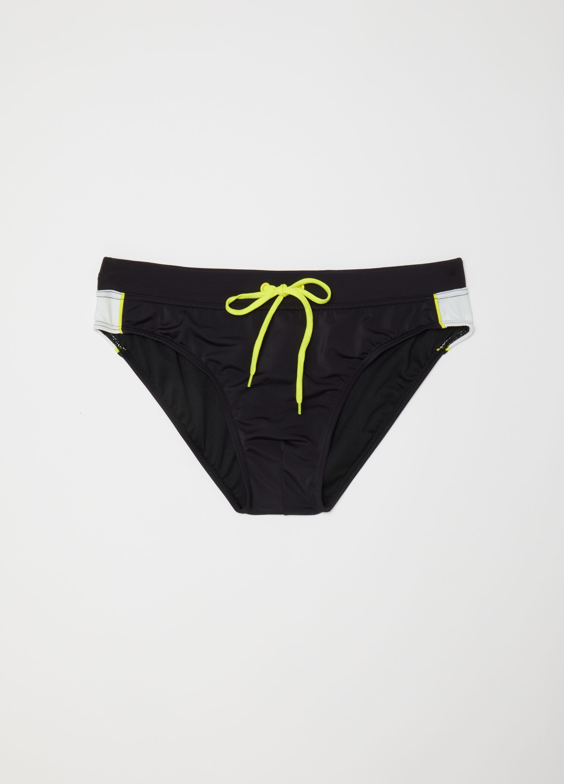 Slip da uomo in tessuto elasticizzato multicolor