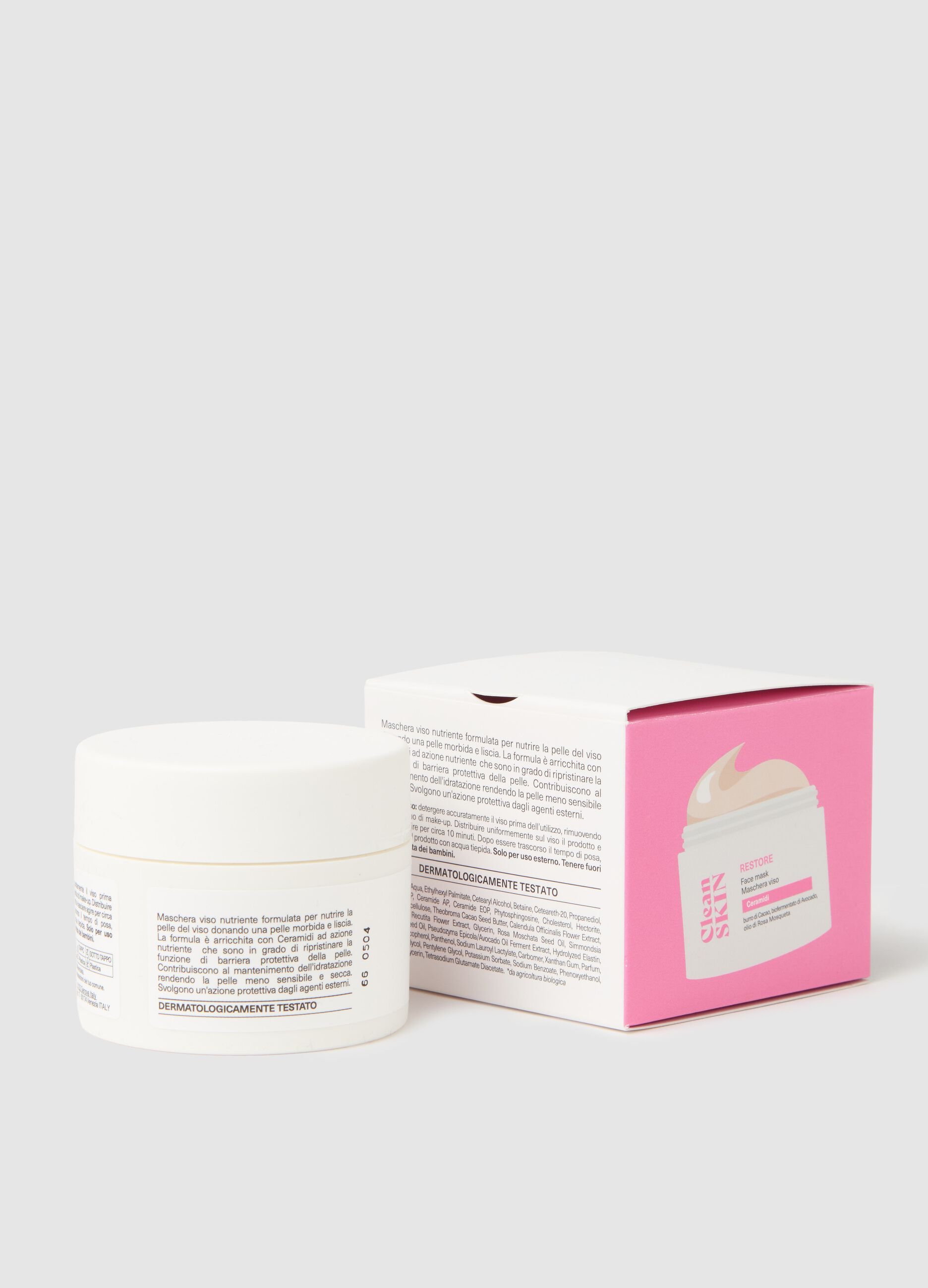 Maschera viso con ceramidi 100ml