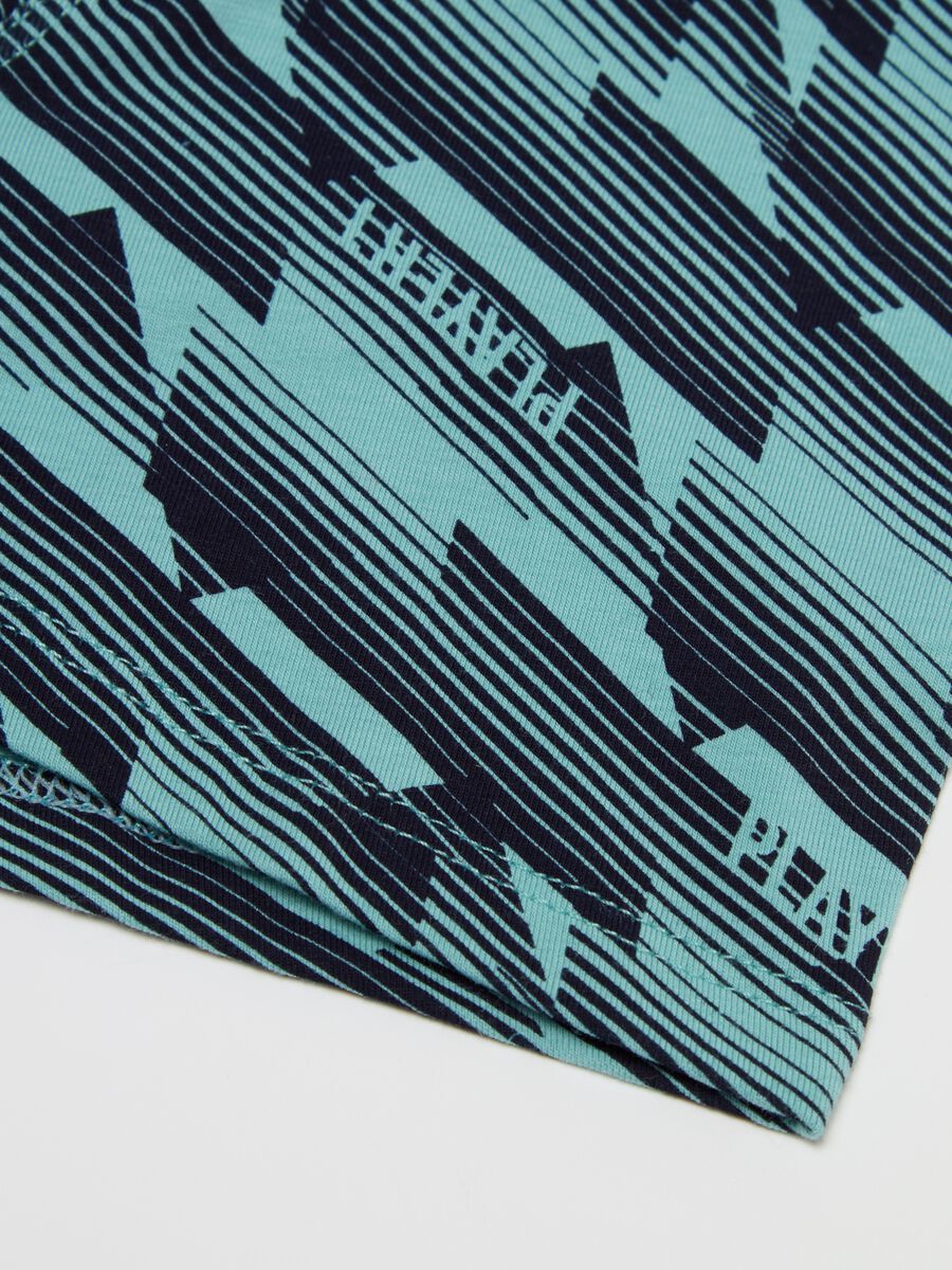 Boxer in cotone stretch con stampa _2