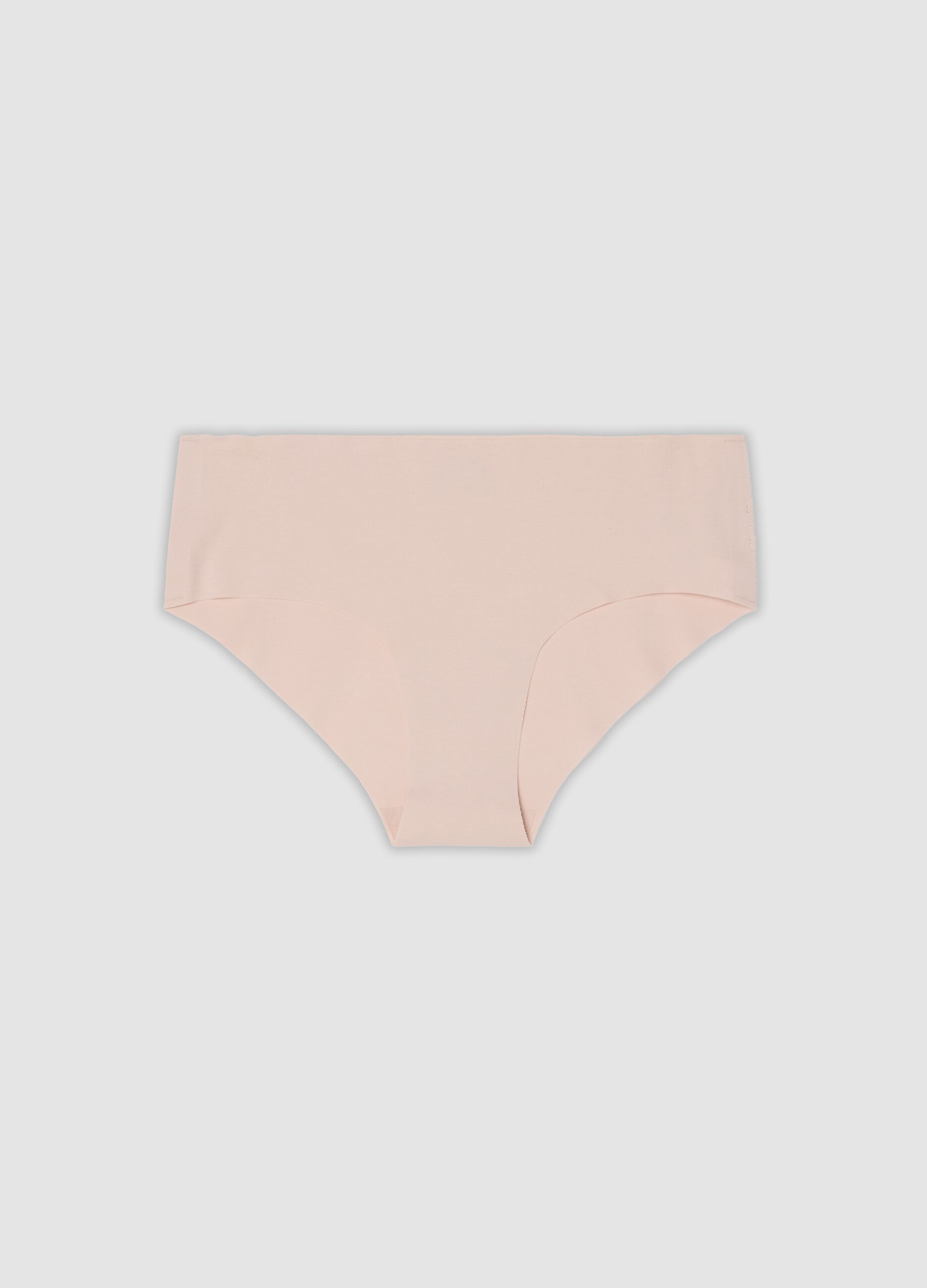 Slip hipster rosa in cotone organico elasticizzato