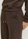 Brown Cotton Blend Regular Fit Trousers_3