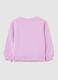 Girls' pink pure cotton sweatshirt with regular fit_1