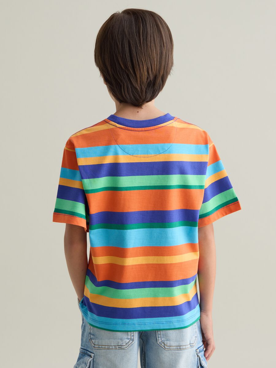 Children's multicolor pure cotton t-shirt in regular fit_2