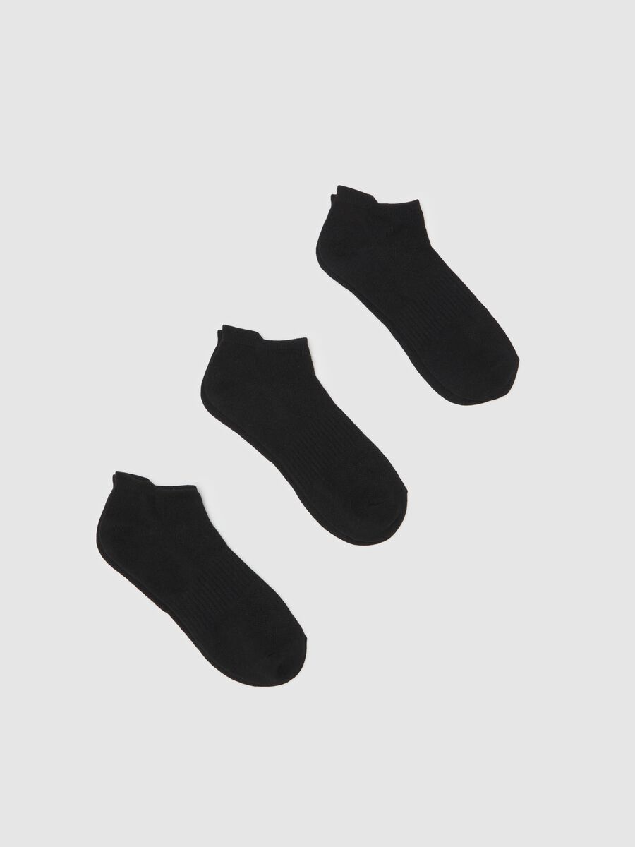 Three-pair pack short stretch socks_0