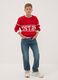 Blue pure cotton regular-fit jeans for boys_0