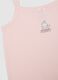 Two-pack girls' multicolour pure cotton tank tops, regular fit_3
