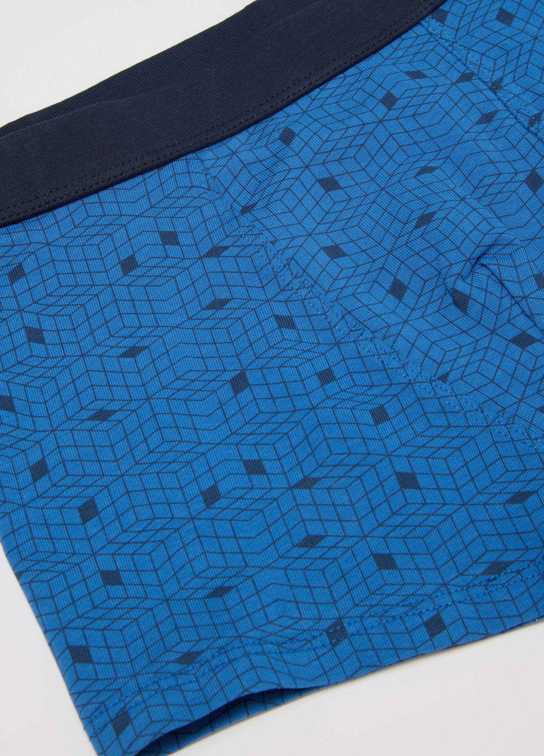 Boys' Multicolour Stretch Cotton Boxer Shorts