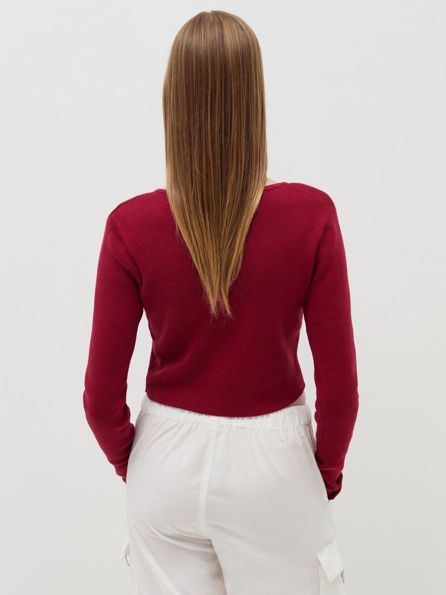 Ribbed crop cardigan_3