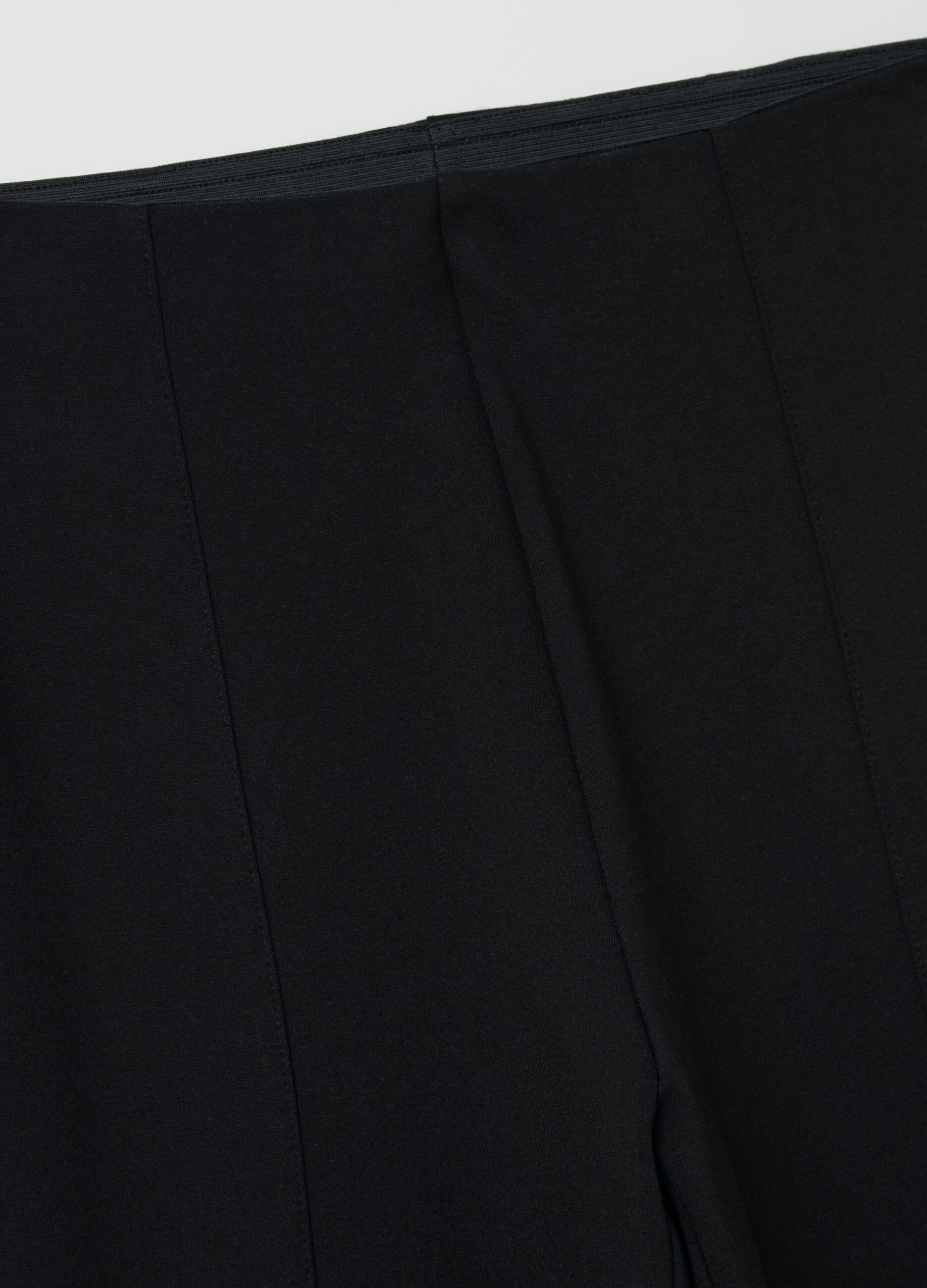 Cigarette trousers in Milano stitch